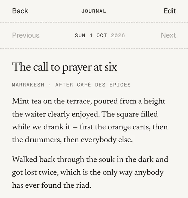 The diary: Words and photographs, kept against the day